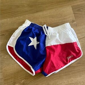 Texas Flag Red White & Blue Women's Shorts